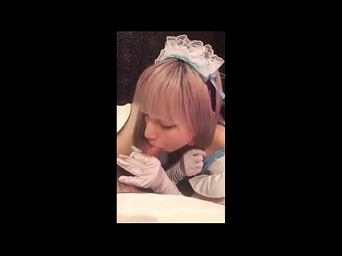 ❤️ Idol Japanese [mayuka], Aṣọ iranṣẹbinrin Faranse, apakan 1, ifefẹfẹ ati fifẹ kuro pẹlu ipara ❤❌ Fidio furo ❌️